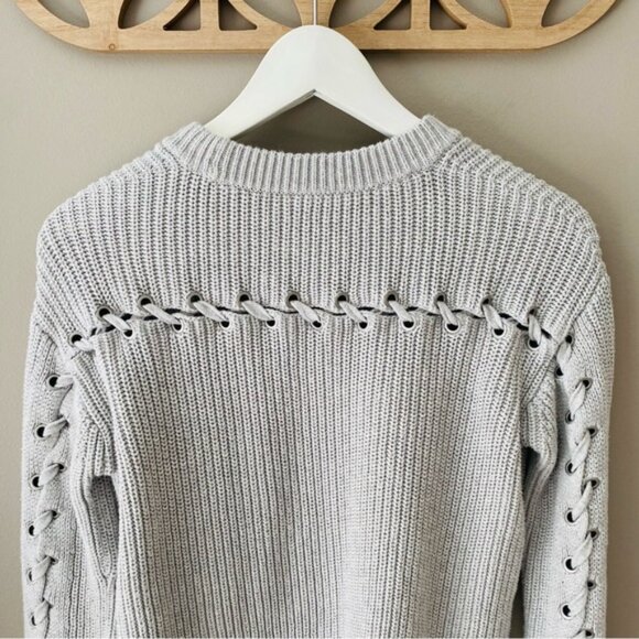 All Saints Pullover Sweater Gray Sz XS - Picture 7 of 8